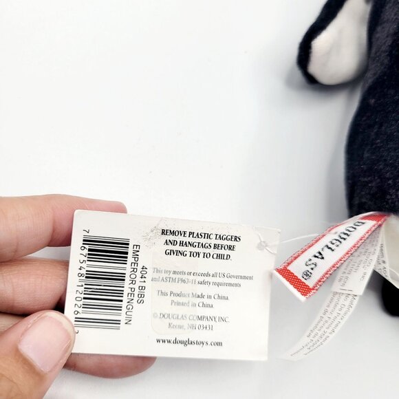 Douglas Cuddle Toys Bibs the Emperor Penguin Stuffed Animal Plush with Tags 8" - Picture 5 of 9